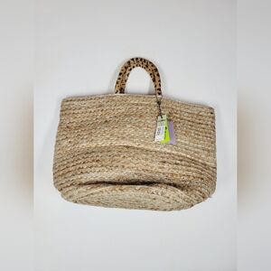 NWT Sam Edelman Gloria Jute Handbag